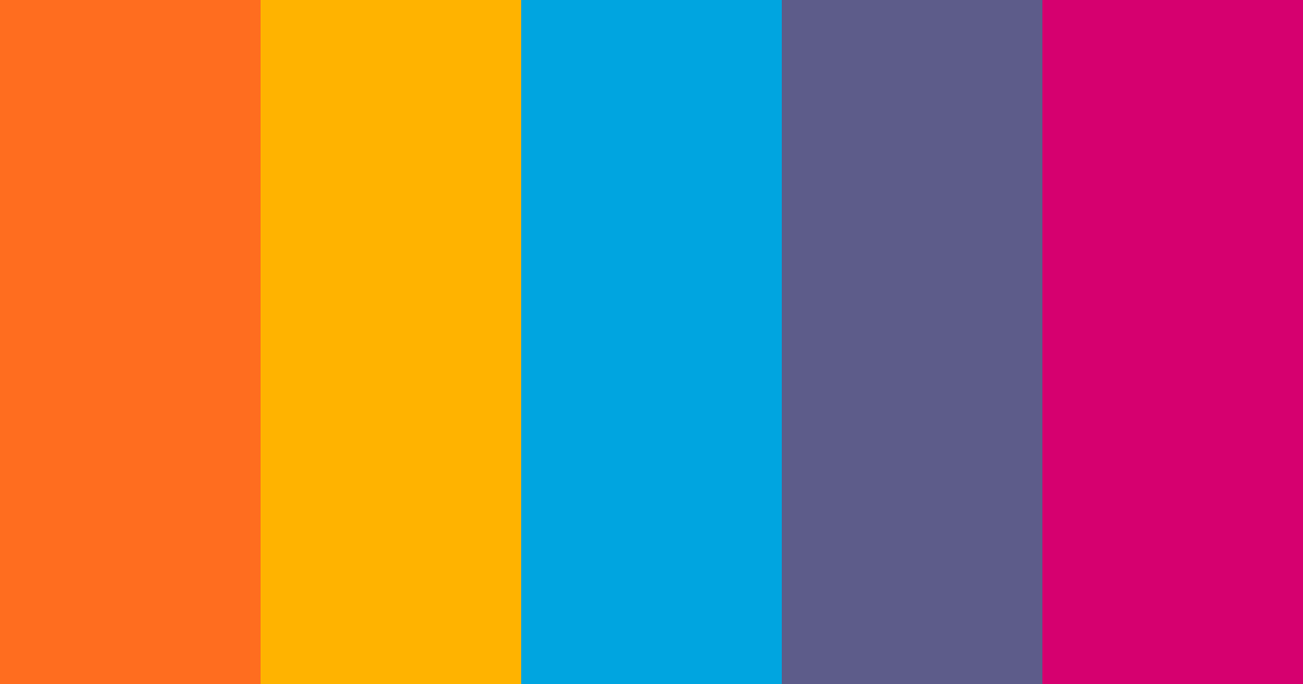 Download gay pride color palette PNG image (landscape)