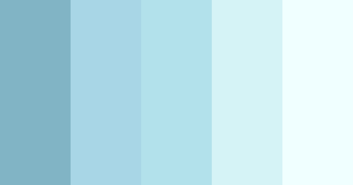 Download glacier dream color palette PNG image (landscape)