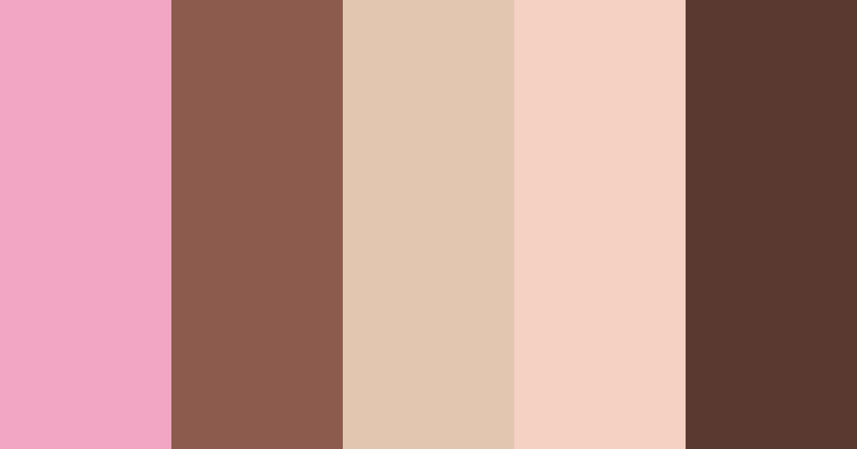Download pastel comfort color palette PNG image (landscape)