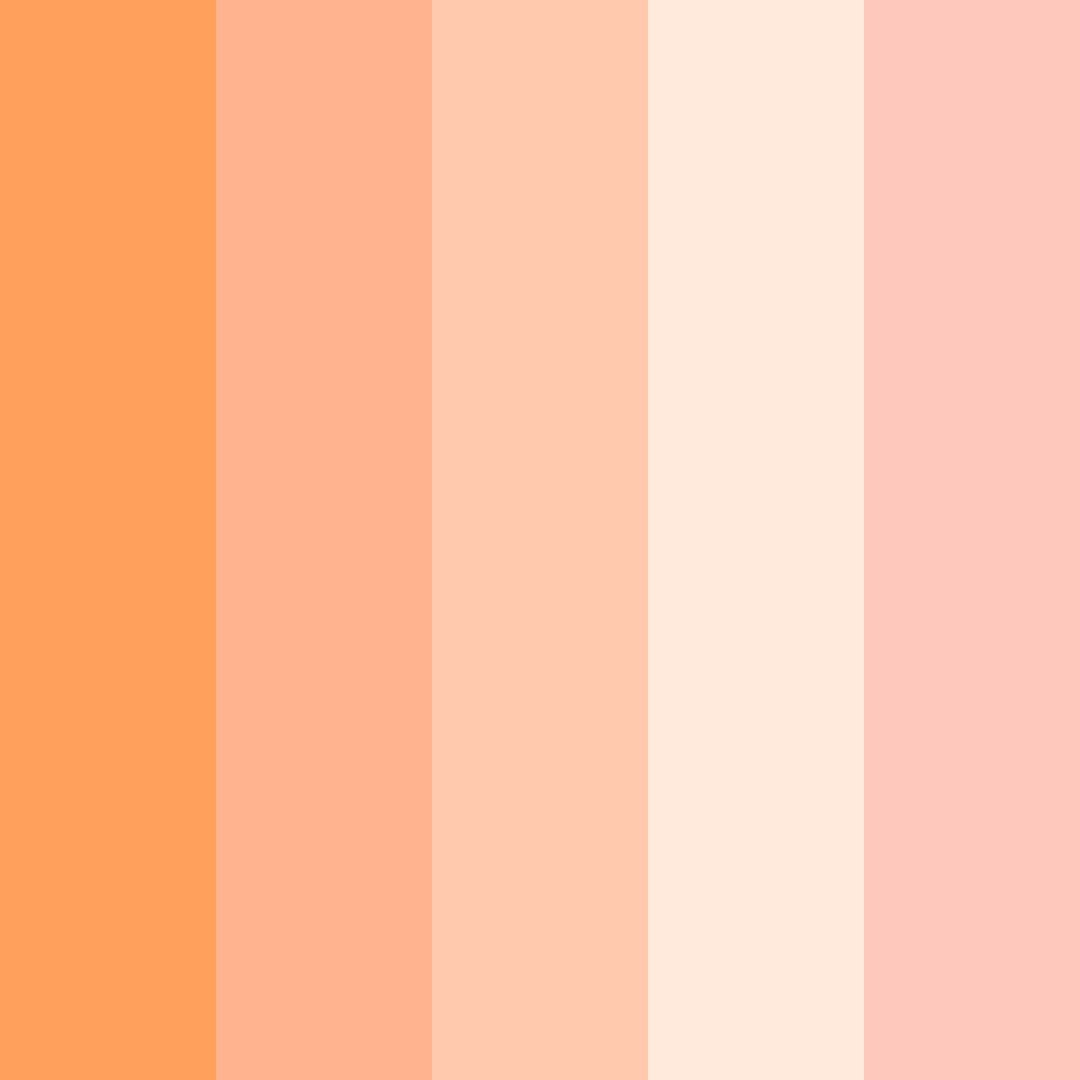Download salmon bliss color palette PNG image (square)