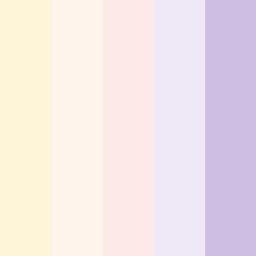 Sun and Moon in サン Color Palettes