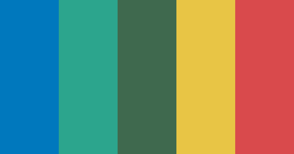 Download cool ocean and warm forest mix color palette PNG image (landscape)