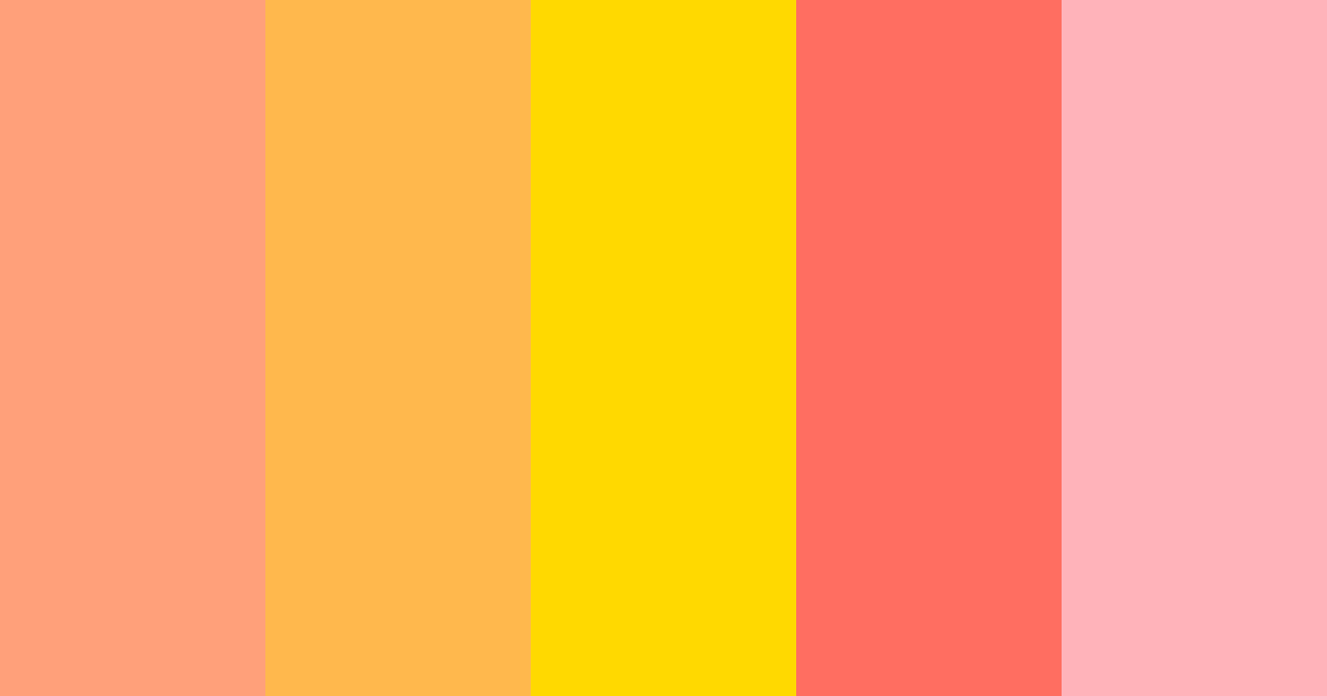 Download pomeranian color palette PNG image (landscape)