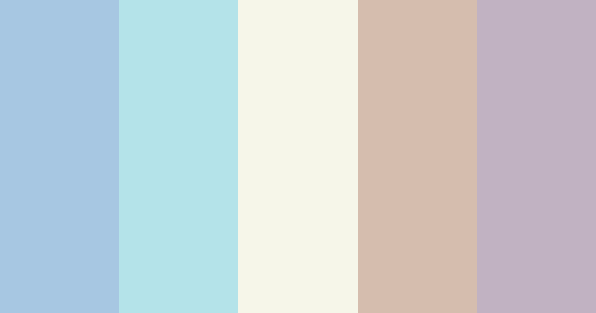 Download winter color palette PNG image (landscape)