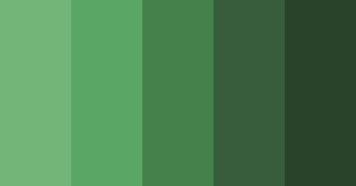 Download lush meadow color palette PNG image (landscape)