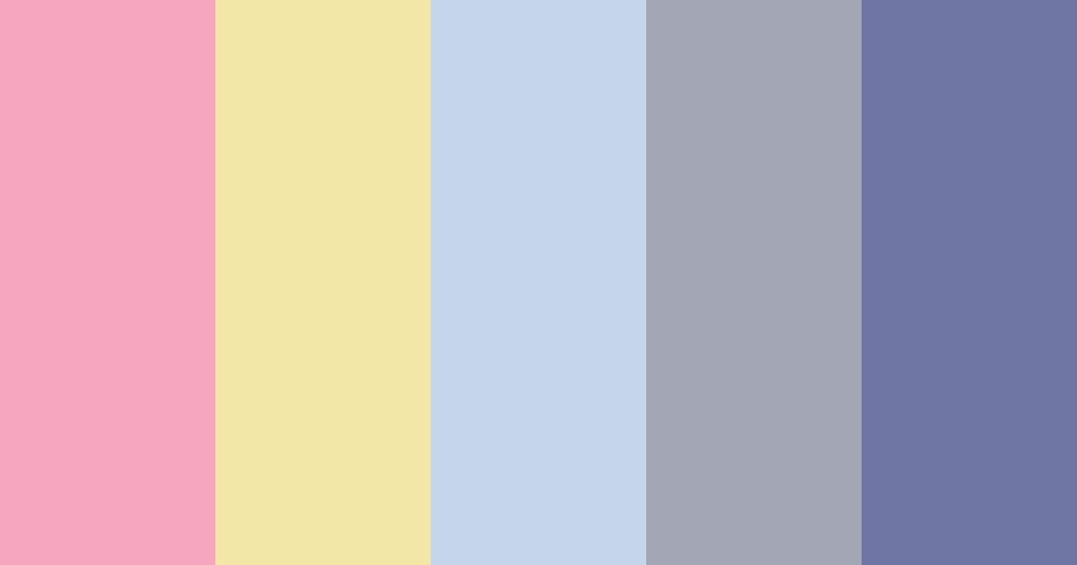 Download tv girl color palette PNG image (landscape)