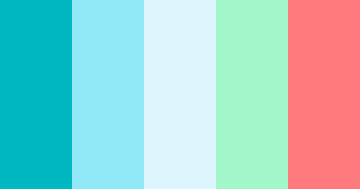 Download miku color palette PNG image (landscape)