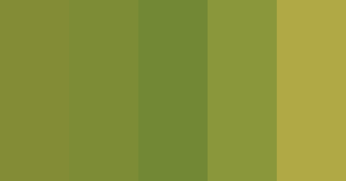 Download 70s chartreuse color palette PNG image (landscape)