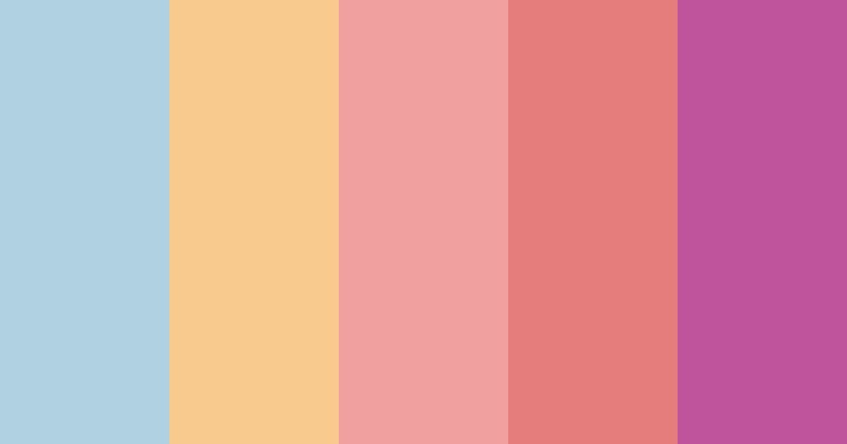 Download y2k vibes color palette PNG image (landscape)
