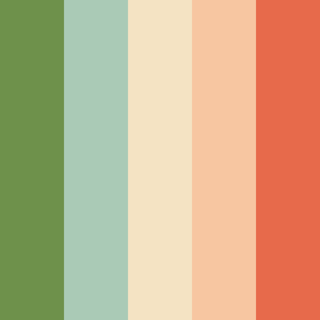 Download survivor color palette PNG image (square)