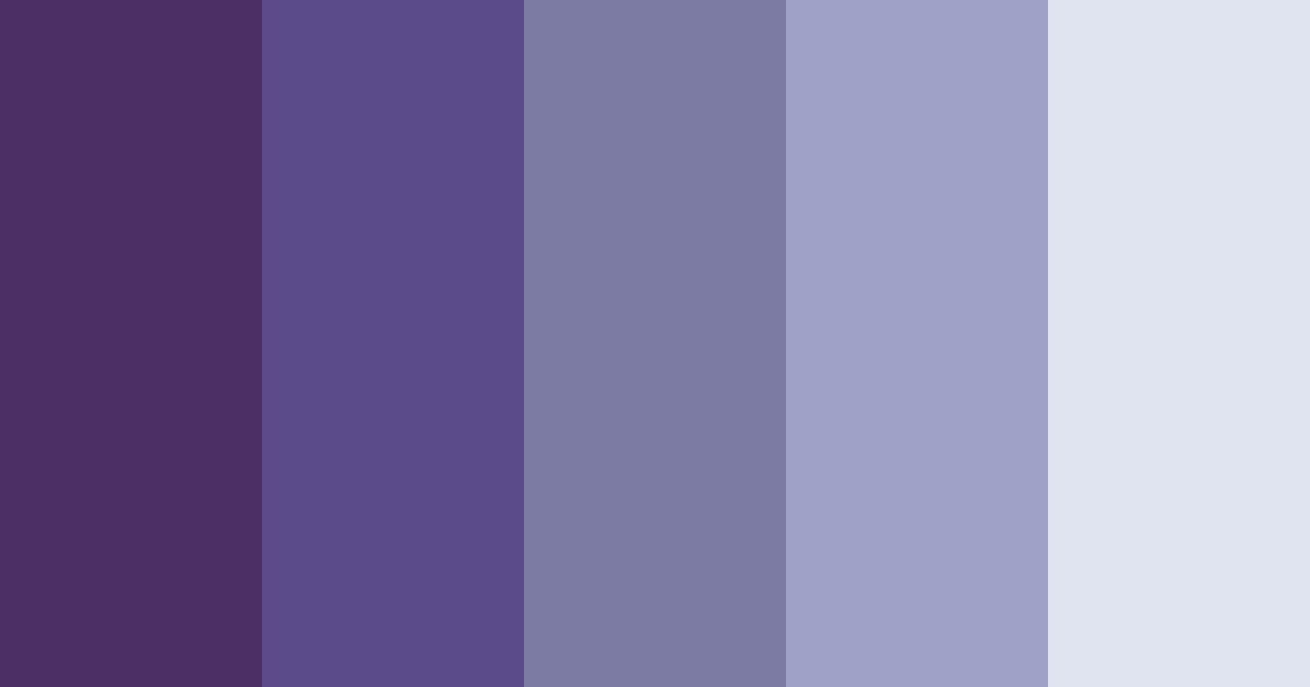 Download princess luna color palette PNG image (landscape)