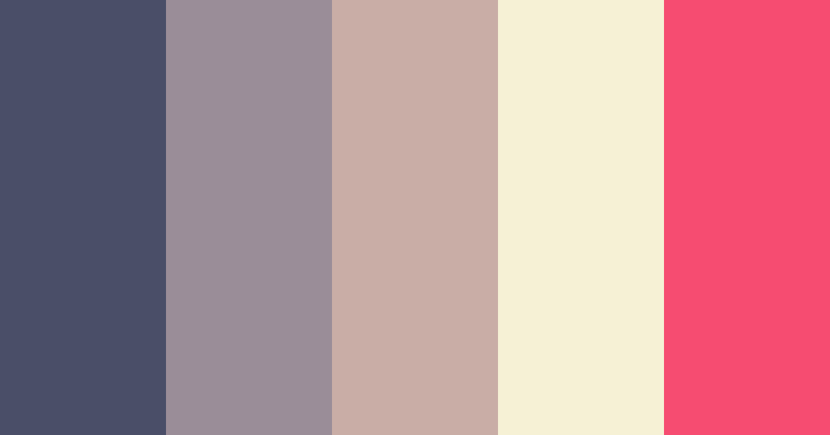Download melancholy hues color palette PNG image (landscape)