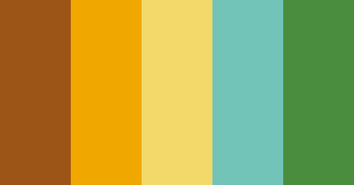 Download hawaiian sunset color palette PNG image (landscape)