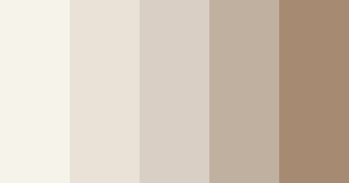 Download delicate ivory color palette PNG image (landscape)