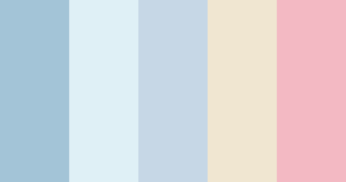 Download delicate winter color palette PNG image (landscape)