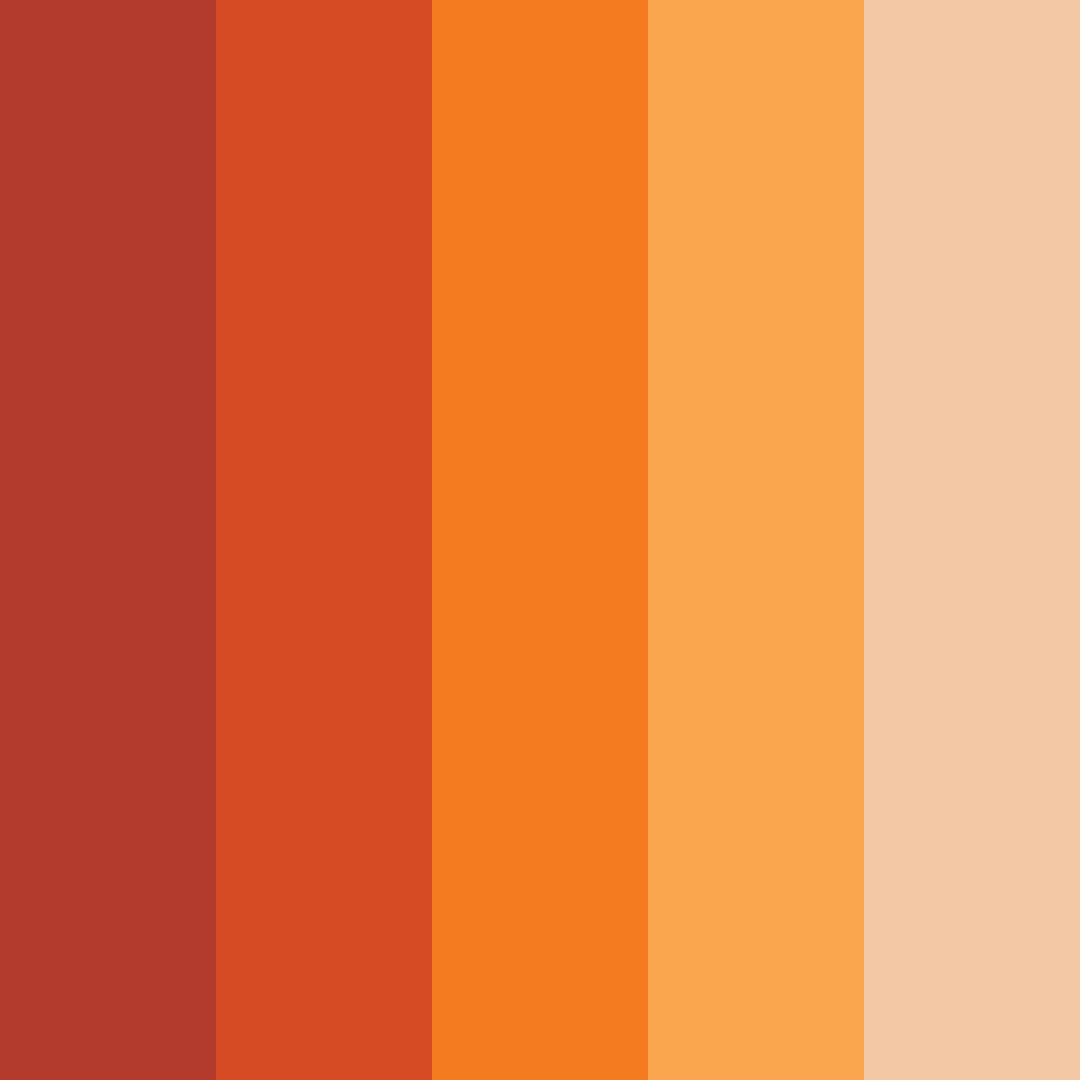 Download maple blaze color palette PNG image (square)