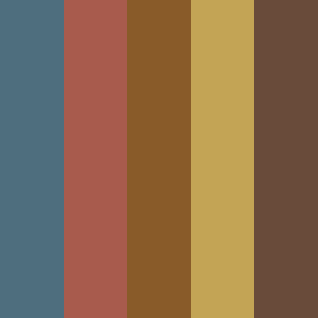 Download jewel earth color palette PNG image (square)