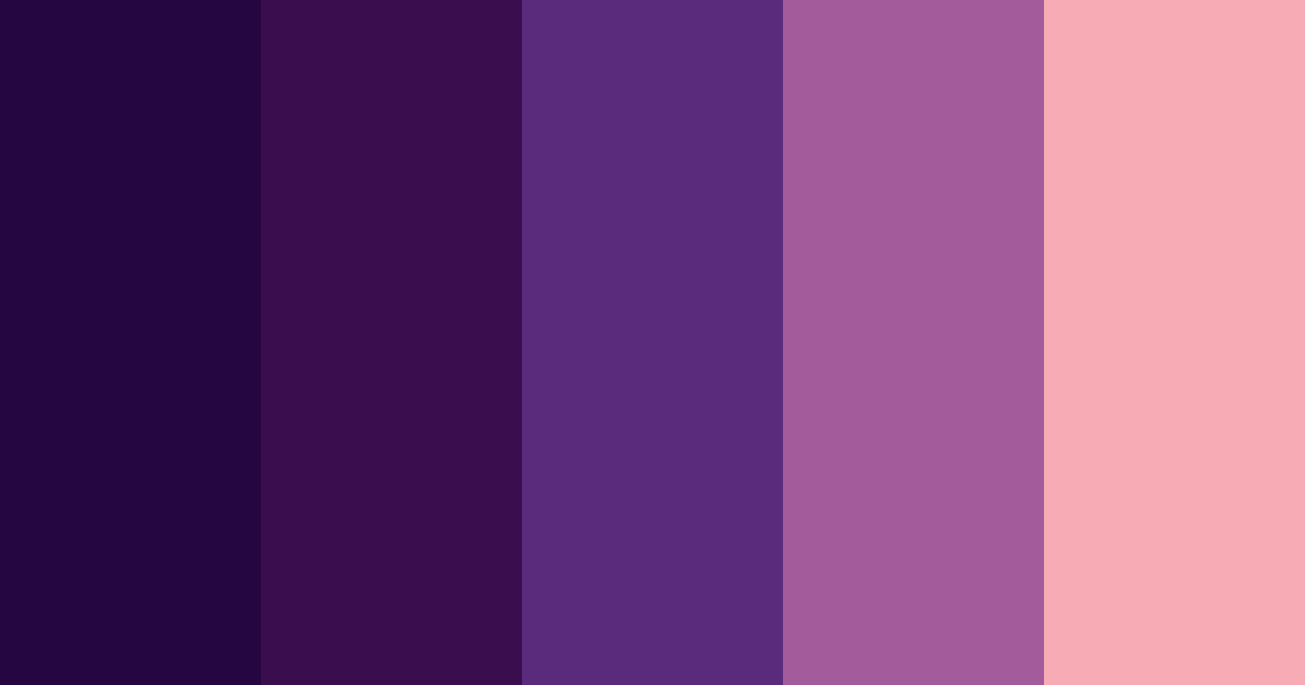Download midnight blossom color palette PNG image (landscape)
