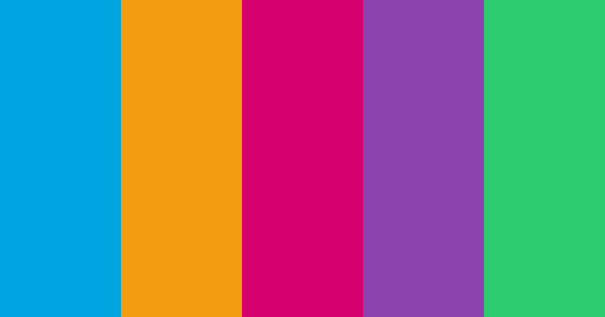 Download rainbow dash color palette PNG image (landscape)