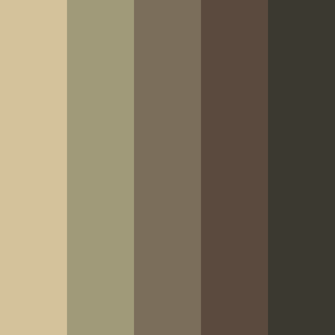 Download old money luxe color palette PNG image (square)