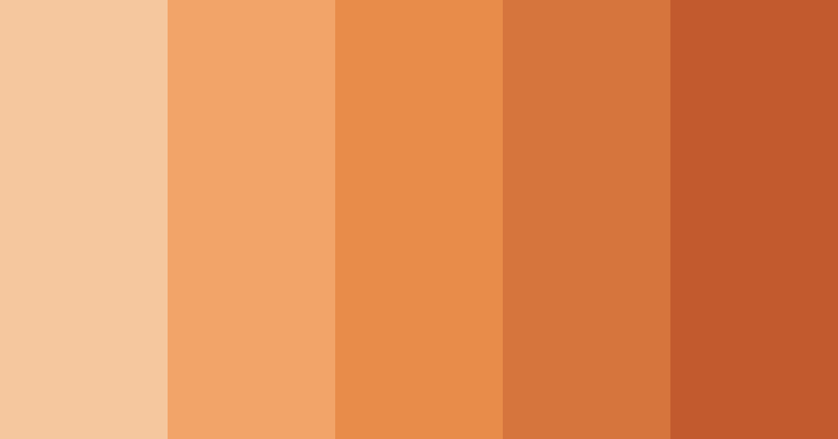 Download sun-kissed hair color palette PNG image (landscape)