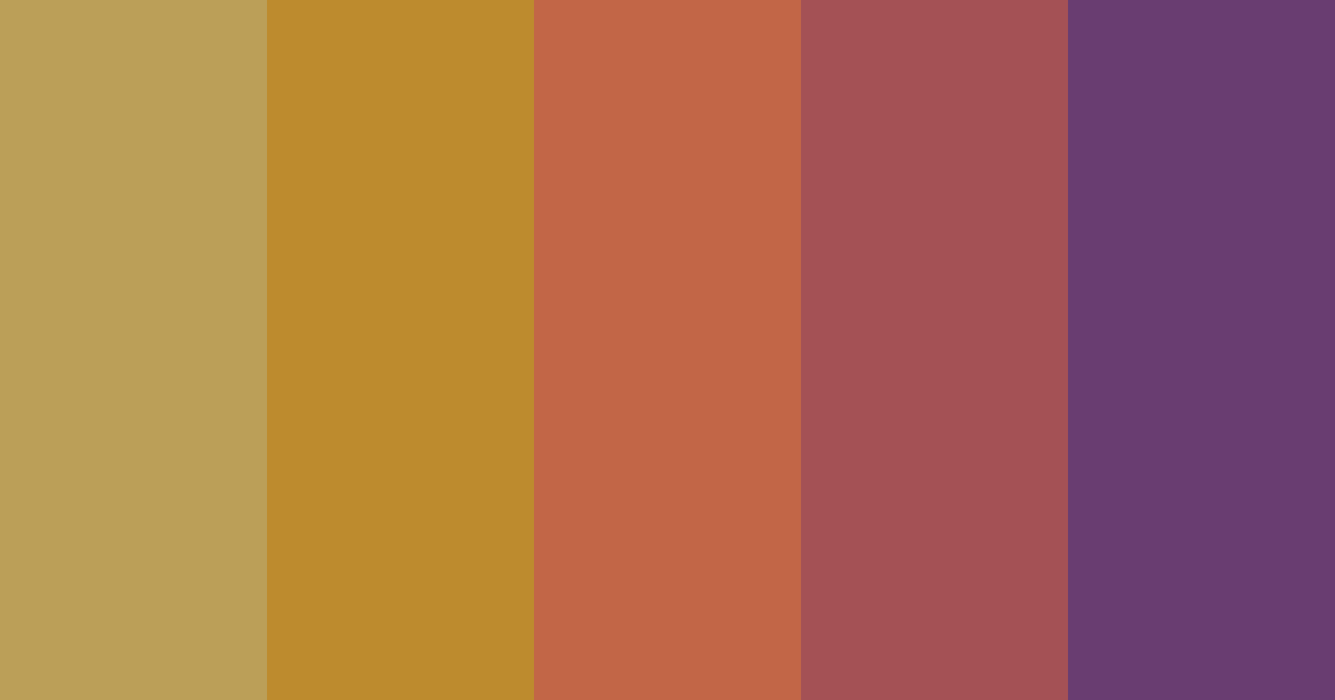 Download golden astrology color palette PNG image (landscape)