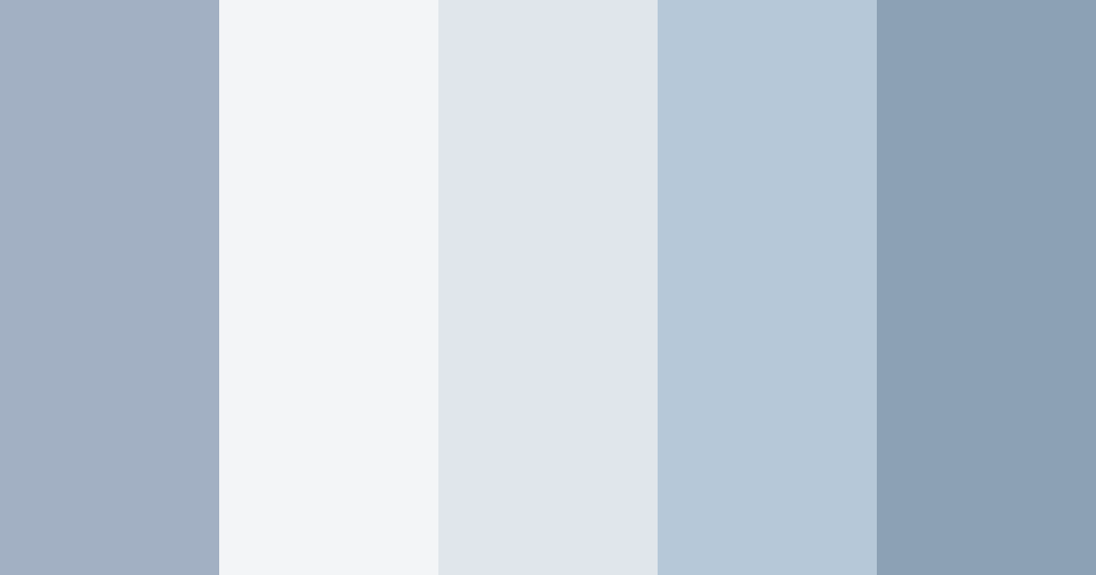 Download neutral cold color palette PNG image (landscape)