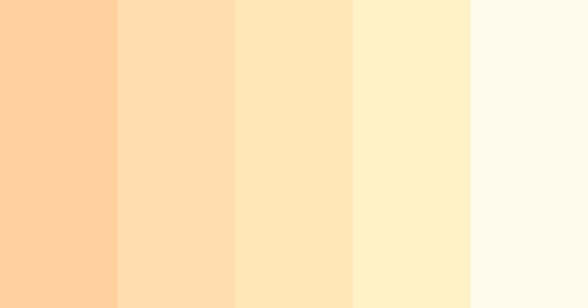Download peachy color palette PNG image (landscape)