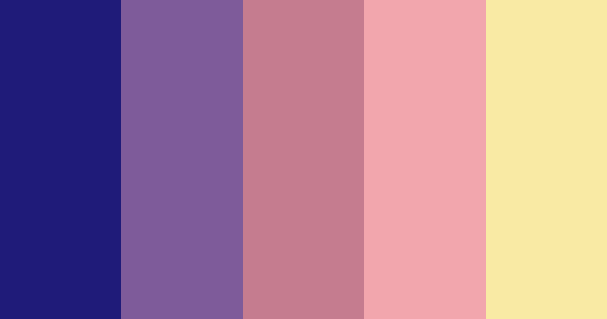 Download rarity and twilight fusion color palette PNG image (landscape)