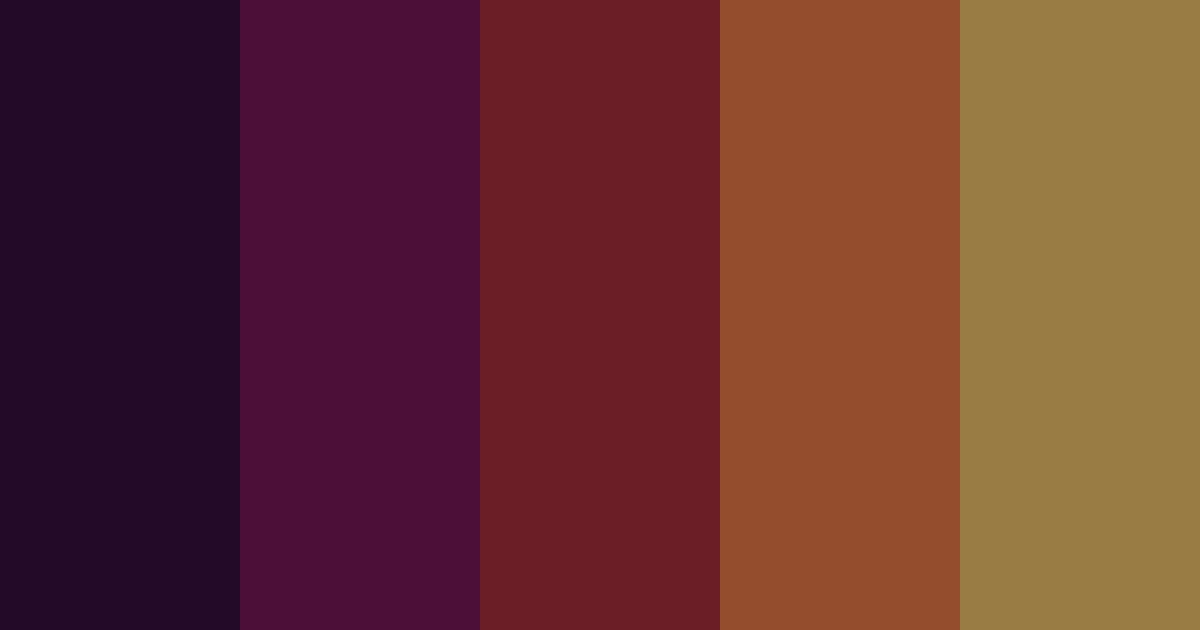 Download urban mystique color palette PNG image (landscape)