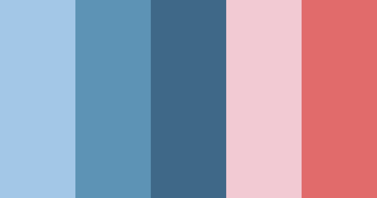 Download winter blooms color palette PNG image (landscape)