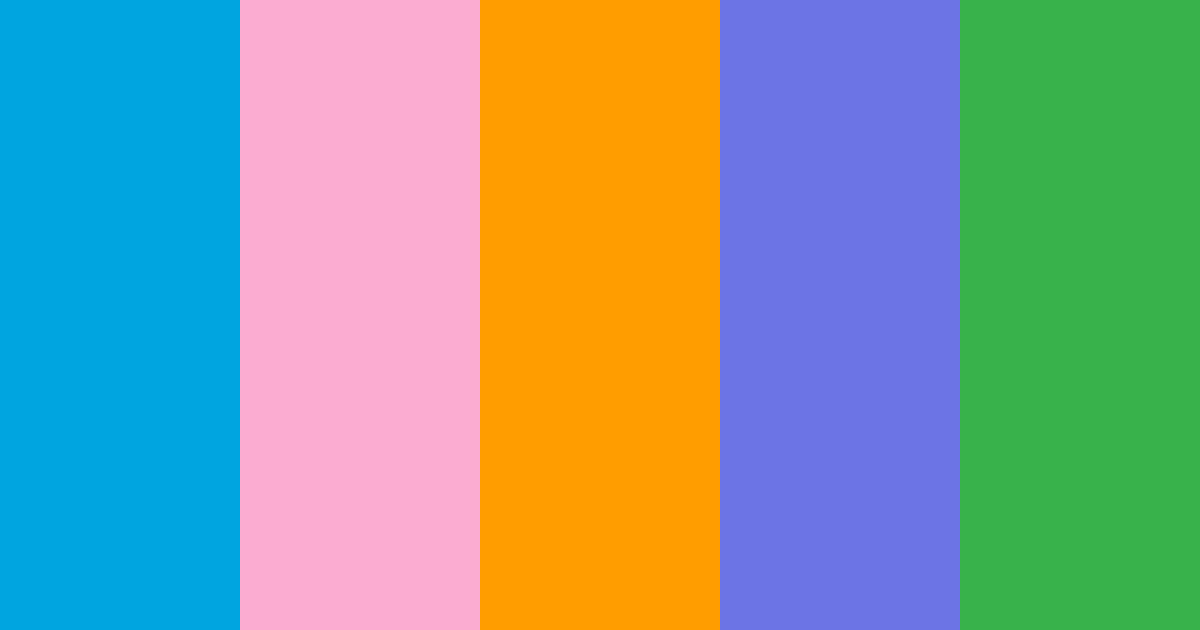 Download rainbow dash color palette PNG image (landscape)