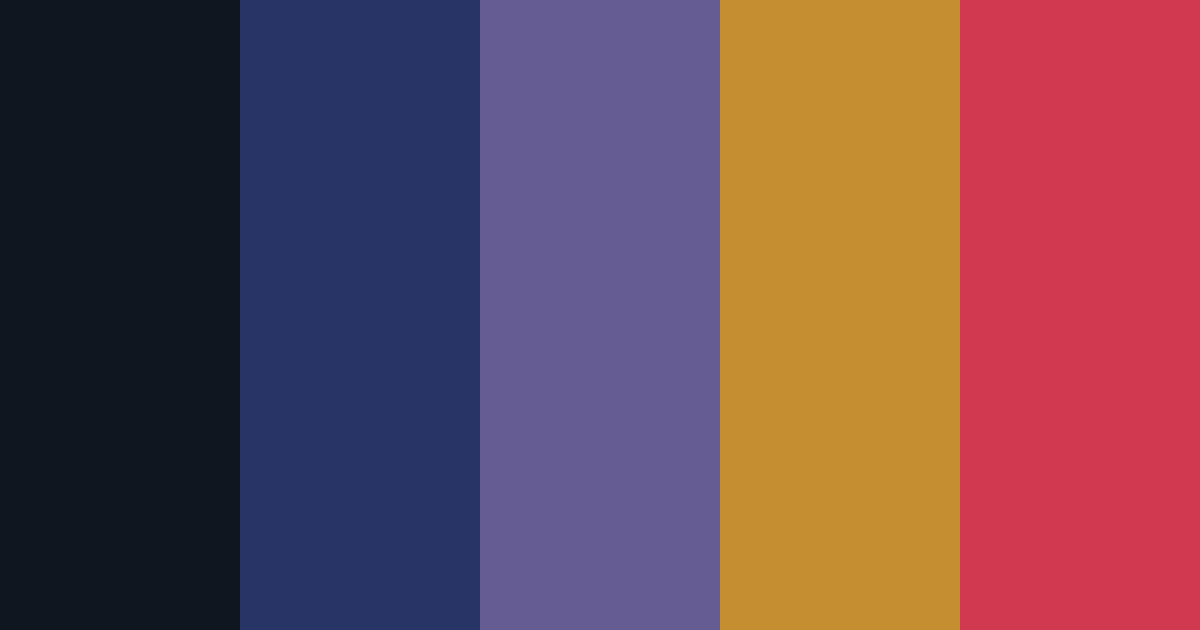 Download indie vibes color palette PNG image (landscape)