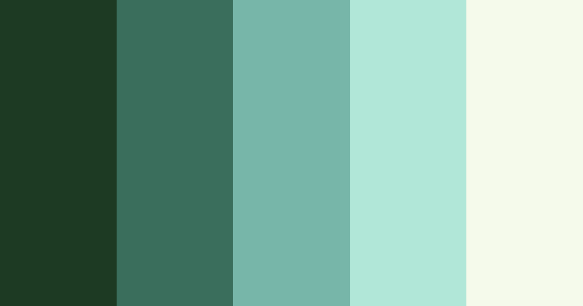 Download queen of the rainforest color palette PNG image (landscape)