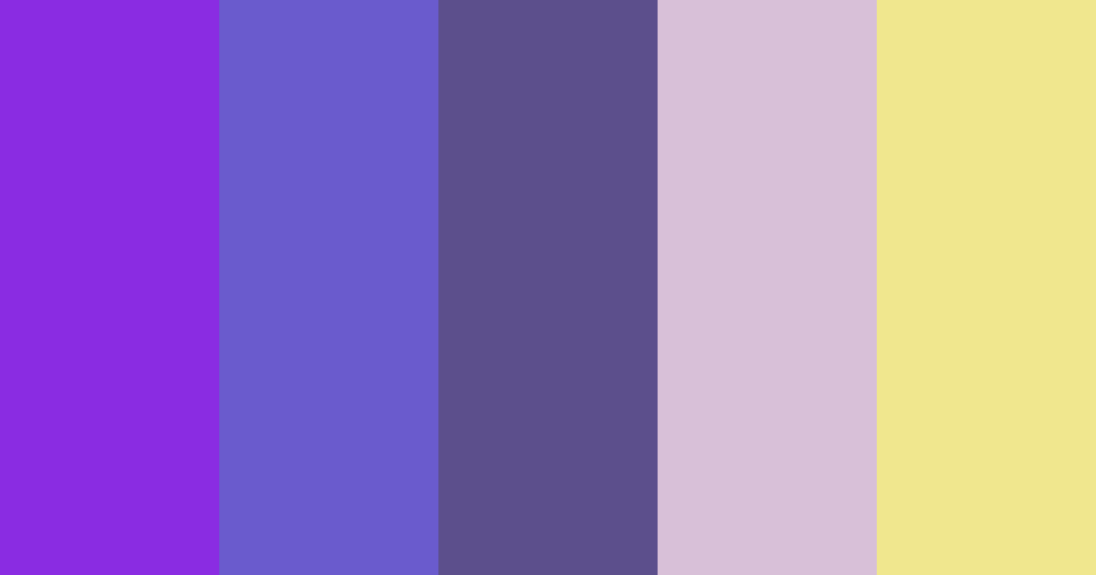 Download violet dream color palette PNG image (landscape)