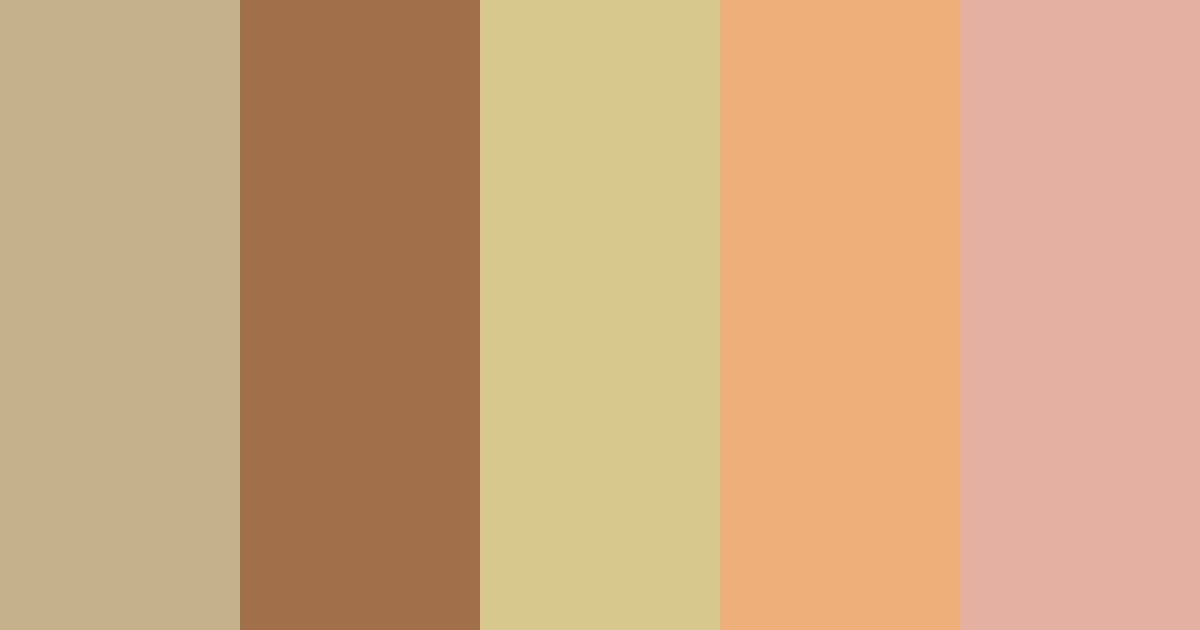 Download desert dreams color palette PNG image (landscape)