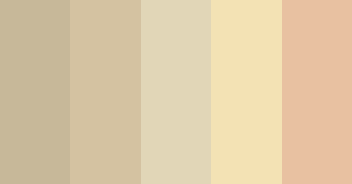 Download medieval tan color palette PNG image (landscape)