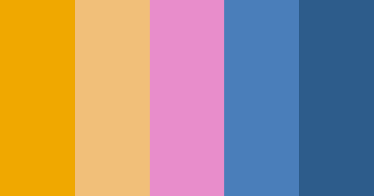 Download 90s anime dreams color palette PNG image (landscape)