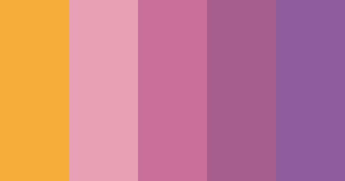 Download tropical blossom color palette PNG image (landscape)
