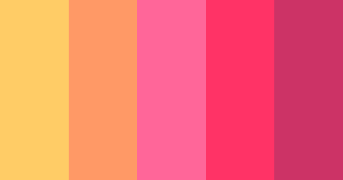 Download smooth warm color palette PNG image (landscape)