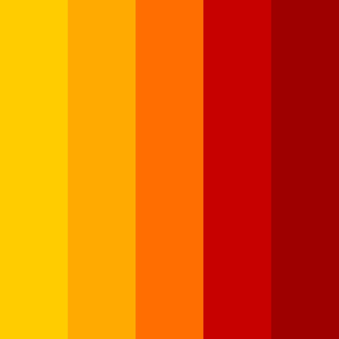 Download local 70s mcdonalds color palette PNG image (square)