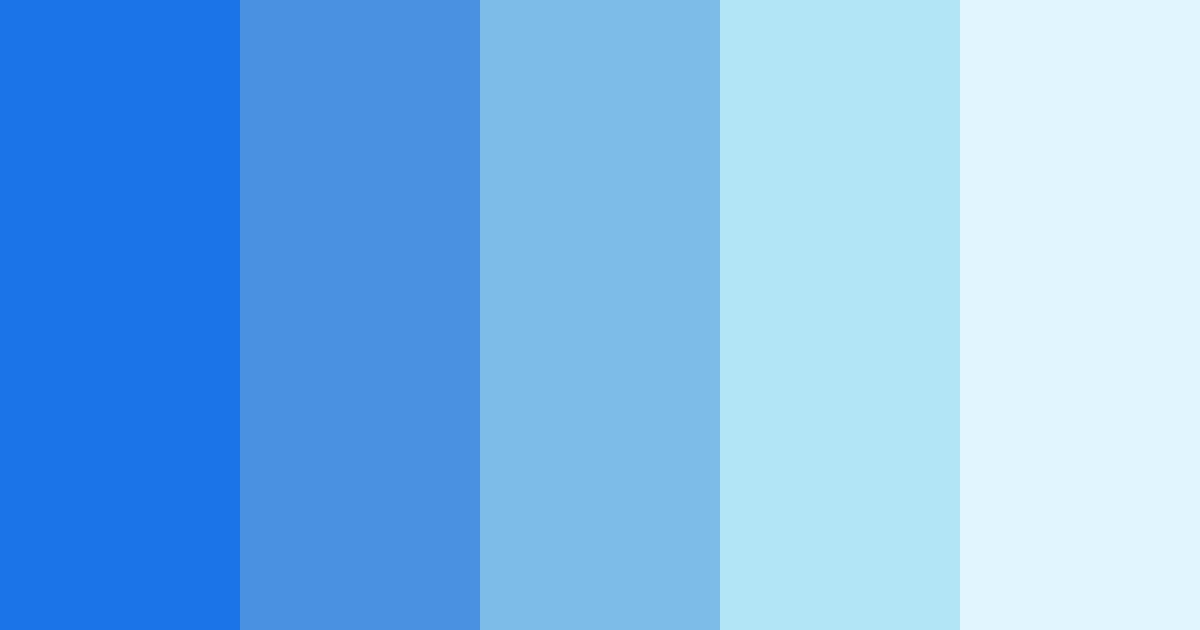Download blue elegance color palette PNG image (landscape)