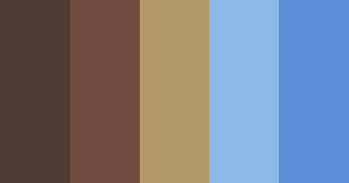 Download blue chocolate biscuit color palette PNG image (landscape)