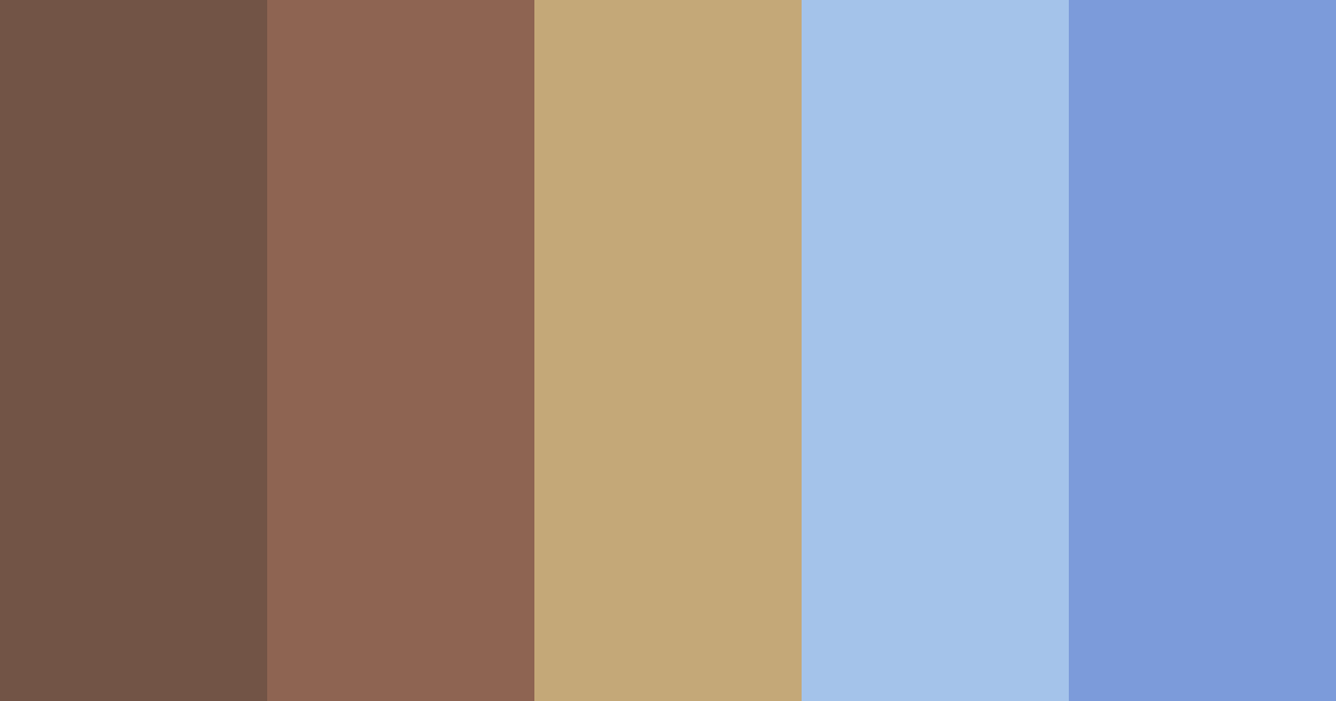 Download blue chocolate biscuit color palette PNG image (landscape)