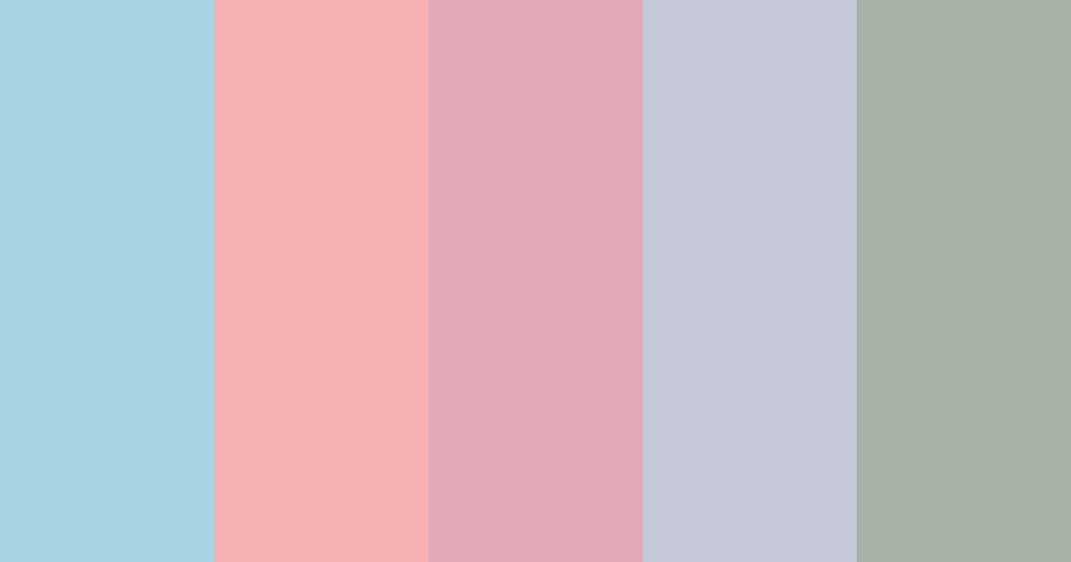 Download mountain air & cherry blossom color palette PNG image (landscape)