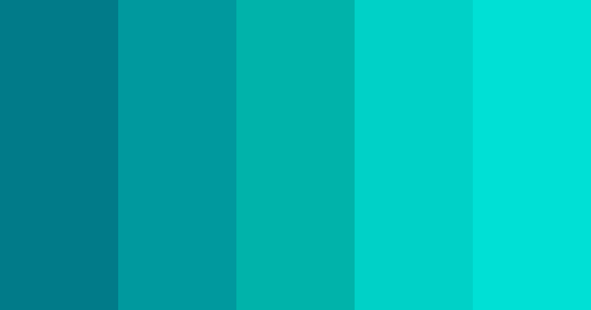 Download blue lagoon color palette PNG image (landscape)