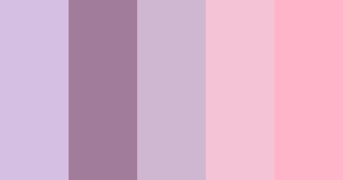 Download thistle whimsy color palette PNG image (landscape)