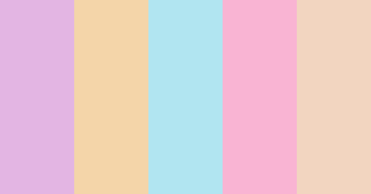 Download dreamcore color palette PNG image (landscape)