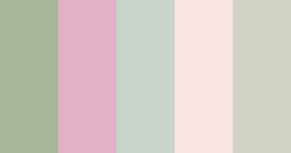 Download sage and petal color palette PNG image (landscape)