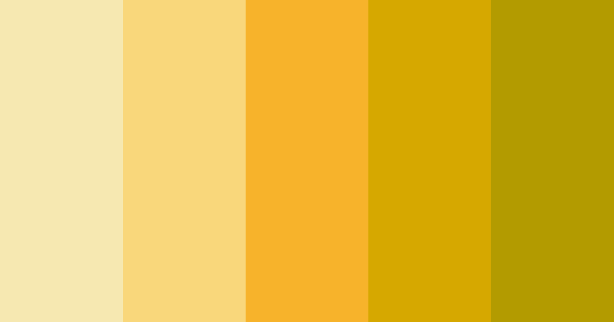 Download buttercup brights color palette PNG image (landscape)